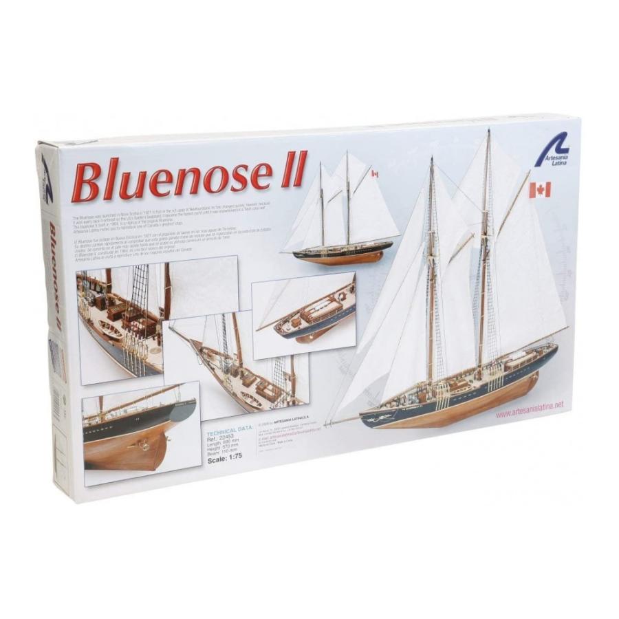 帆船模型キット ブルーノーズ2 : 木製模型キットのマイクロクラフト