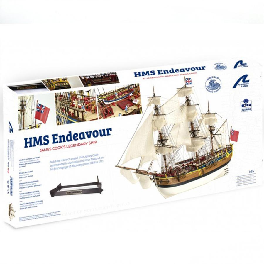 木製帆船模型キット HMSエンデバー : 木製模型キットのマイクロ