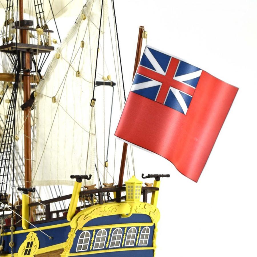 木製帆船模型キット HMSエンデバー : 木製模型キットのマイクロ