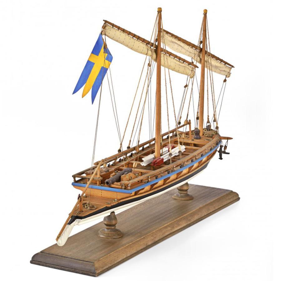 帆船模型キット スウェーデンの砲艦 |  | 09