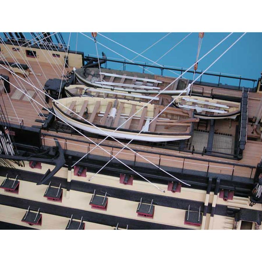 帆船模型キット ビクトリー : 木製模型キットのマイクロクラフト