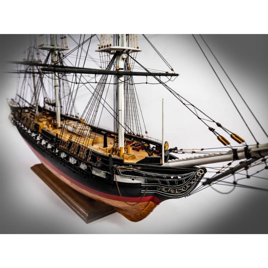 帆船模型キット コンスティテューション : 木製模型キットのマイクロ