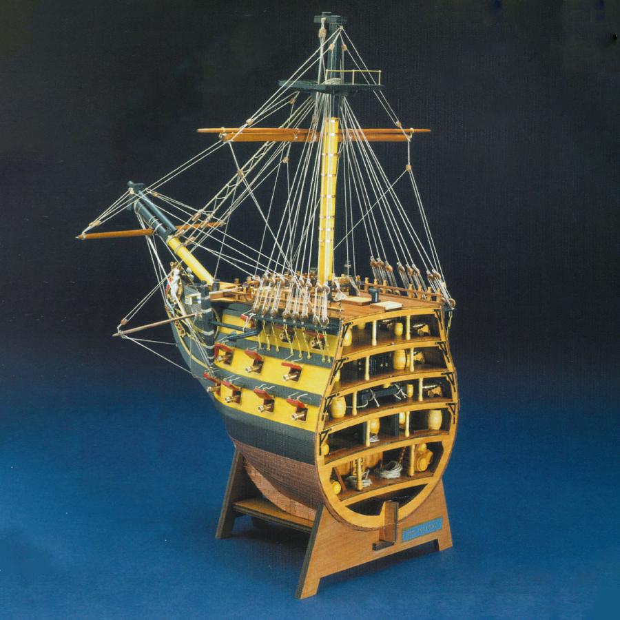 帆船模型キット ビクトリーバウセクション : mt0746 : 木製模型キット