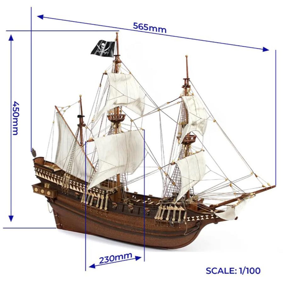 帆船模型キット バッカニア｜microcraft｜02