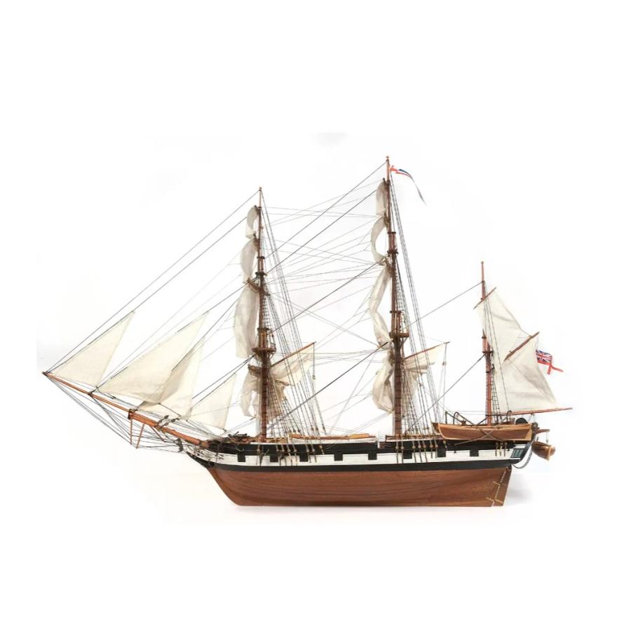 木製帆船模型キット H.M.S.ビーグル : 木製模型キットのマイクロ
