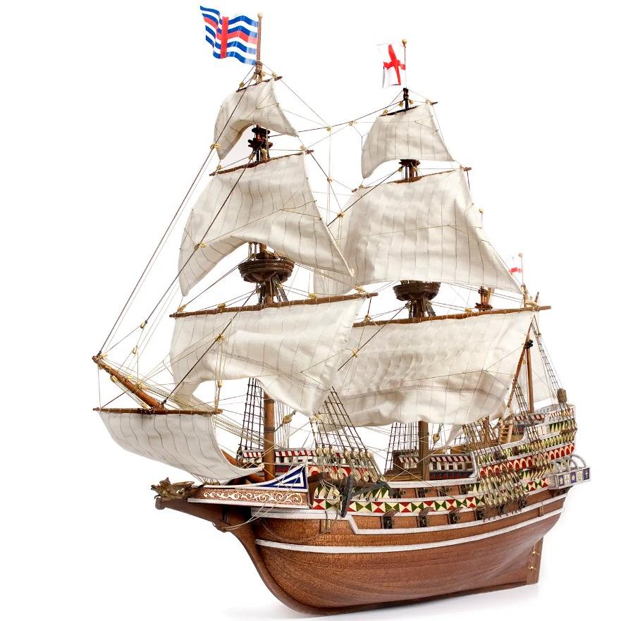 新作販売 実物 帆船模型キット リベンジ