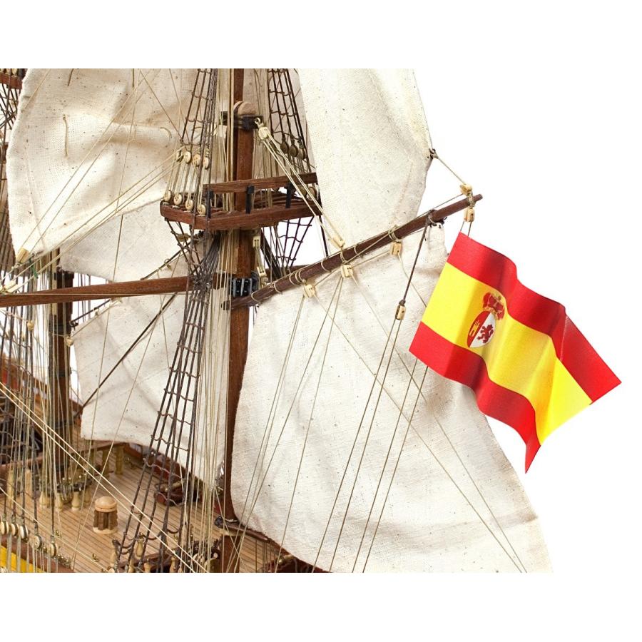 帆船模型キット メルセデス : 木製模型キットのマイクロクラフト