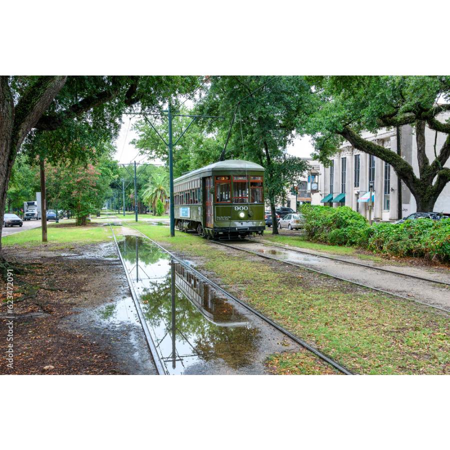 木製模型キット 世界最古の路面電車ニューオーリンズ : 木製模型キット