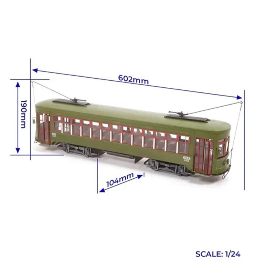 木製模型キット 世界最古の路面電車ニューオーリンズ｜microcraft｜02