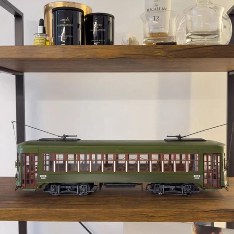 木製模型キット 世界最古の路面電車ニューオーリンズ : 木製模型キット