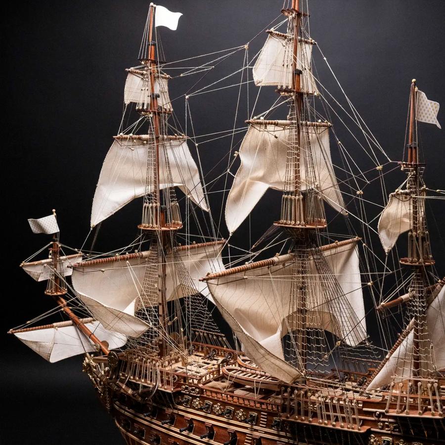 帆船模型キット ソレイユ・ロイヤル(構造模型) |  | 12