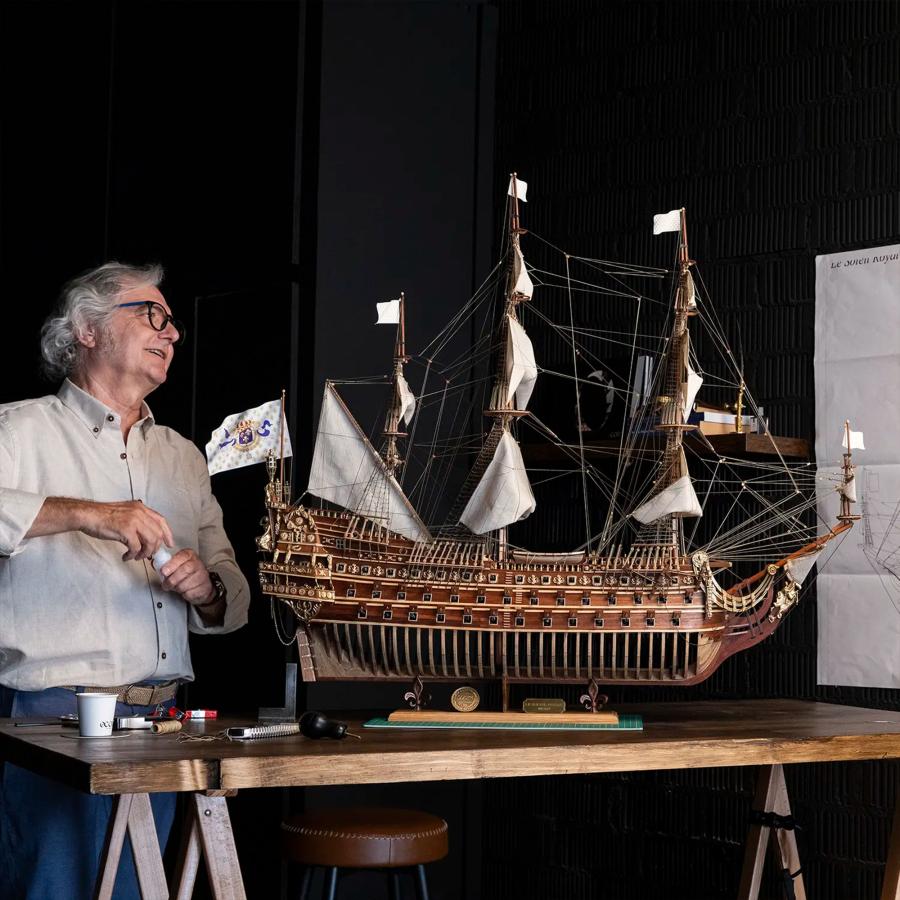 帆船模型キット ソレイユ・ロイヤル(構造模型) |  | 02