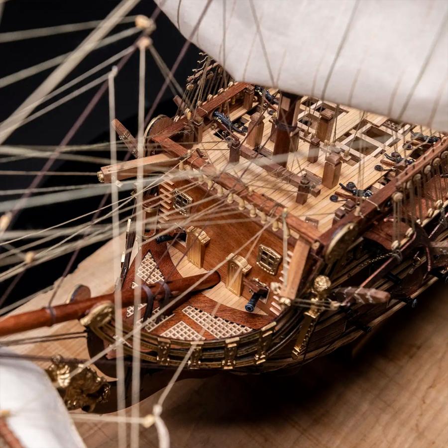 帆船模型キット ソレイユ・ロイヤル(構造模型) |  | 08