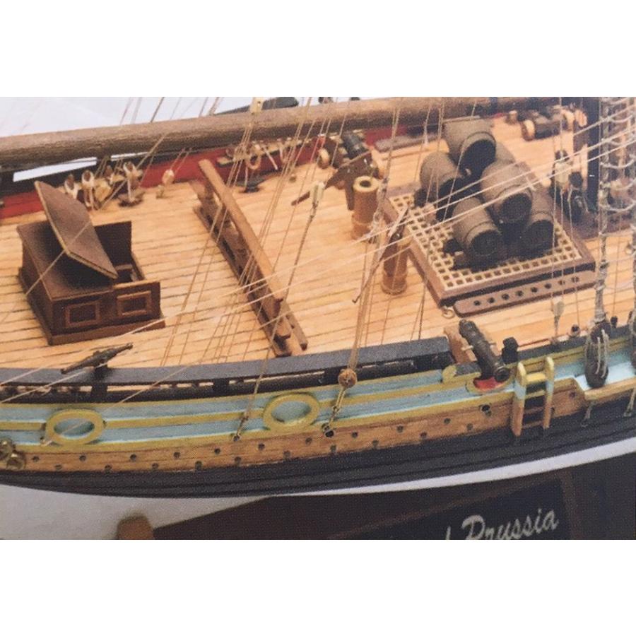 帆船模型キット キング　オブ　プロシア｜microcraft｜03