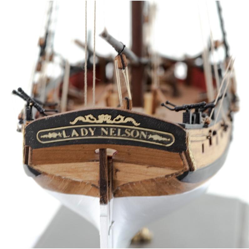 帆船模型キット レディーネルソン : 木製模型キットのマイクロクラフト