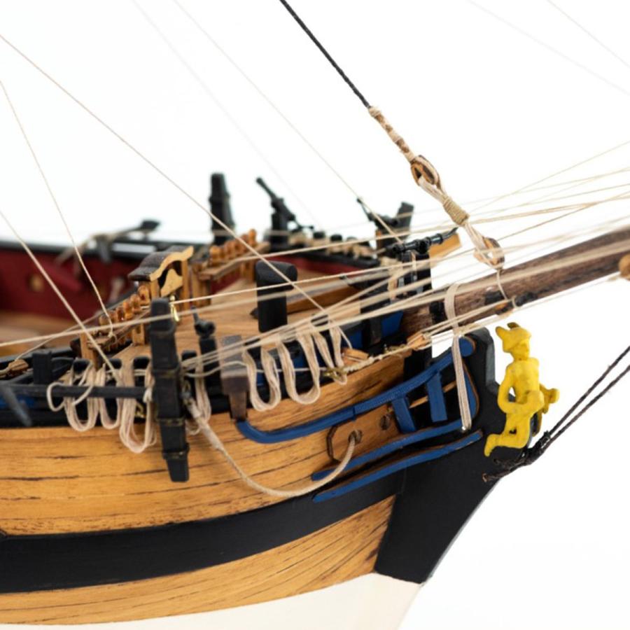 帆船模型キット グラナード(臼砲艦) : 木製模型キットの 帆船模型キット グラナード(臼砲艦) : 木製模型キットの