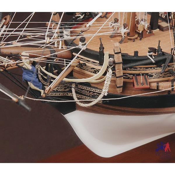 帆船模型キット H.M.S.フライ : 木製模型キットのマイクロ 帆船模型キット H.M.S.フライ : 木製模型キットのマイクロ