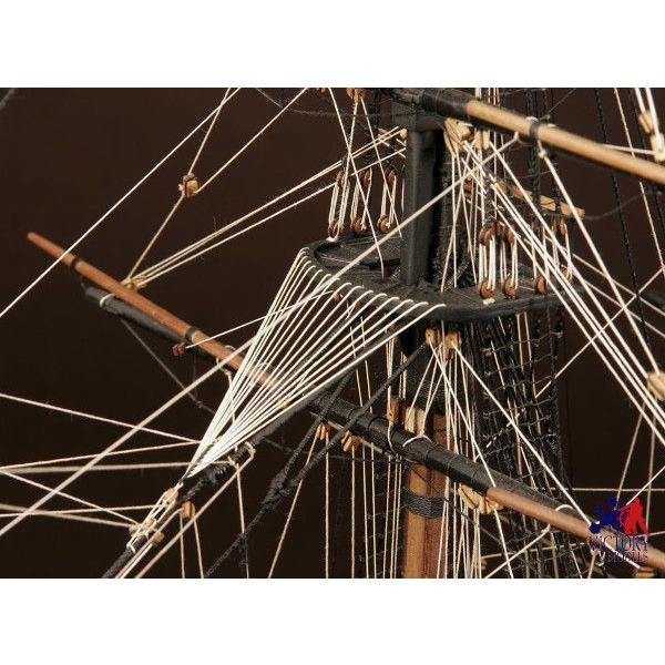 帆船模型キット H.M.S.フライ : 木製模型キットのマイクロ 帆船模型キット H.M.S.フライ : 木製模型キットのマイクロ