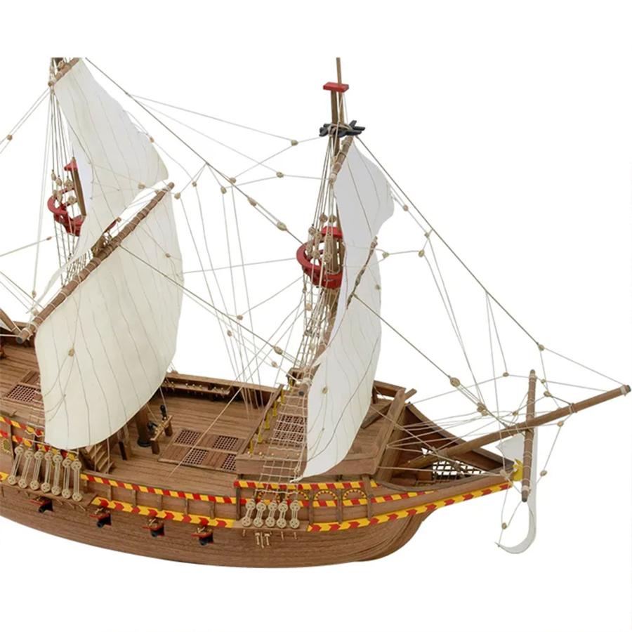 帆船模型キット ゴールデンハインド 1/50 : 木製模型キットのマイクロ