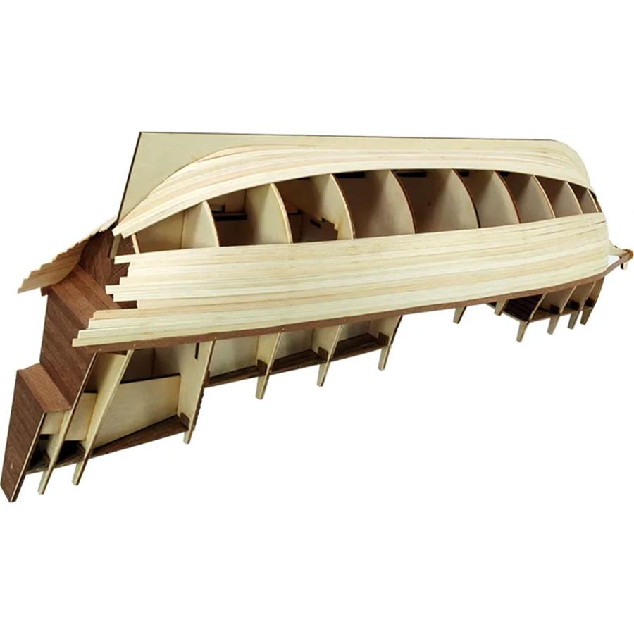 帆船模型キット ゴールデンハインド 1/50 : 木製模型キットのマイクロ