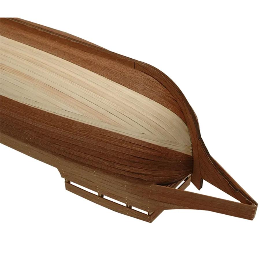 新品未開封 木製帆船模型ゴールデンハインド 1／50 \ レザーカット加工済み 木製帆船模型 ゴールデンハインド（1/50スケール・全長 740mm・完成