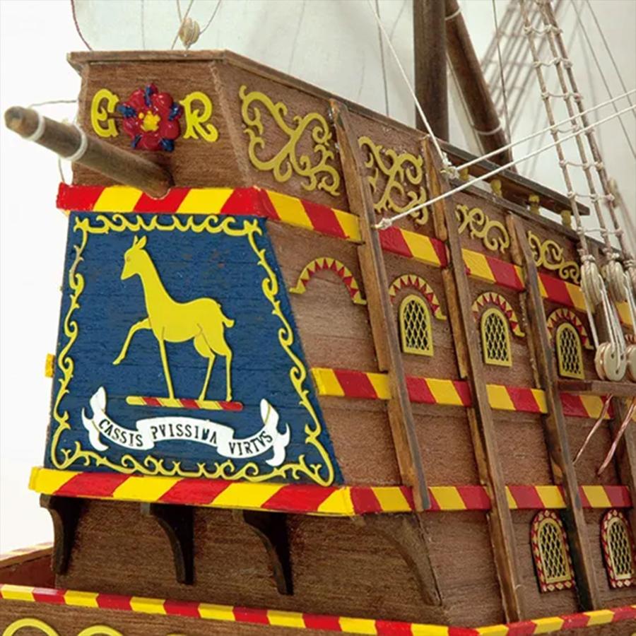 帆船模型キット ゴールデンハインド 1/50 : 木製模型キットのマイクロ