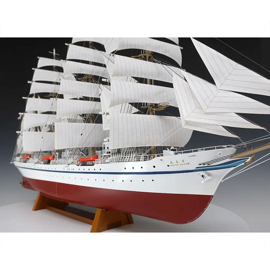 帆船模型キット 日本丸（帆付）1/160 : 木製模型キットのマイクロ