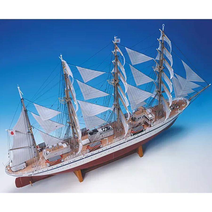 帆船模型キット 日本丸（帆付）1/160 : 木製模型キットのマイクロ