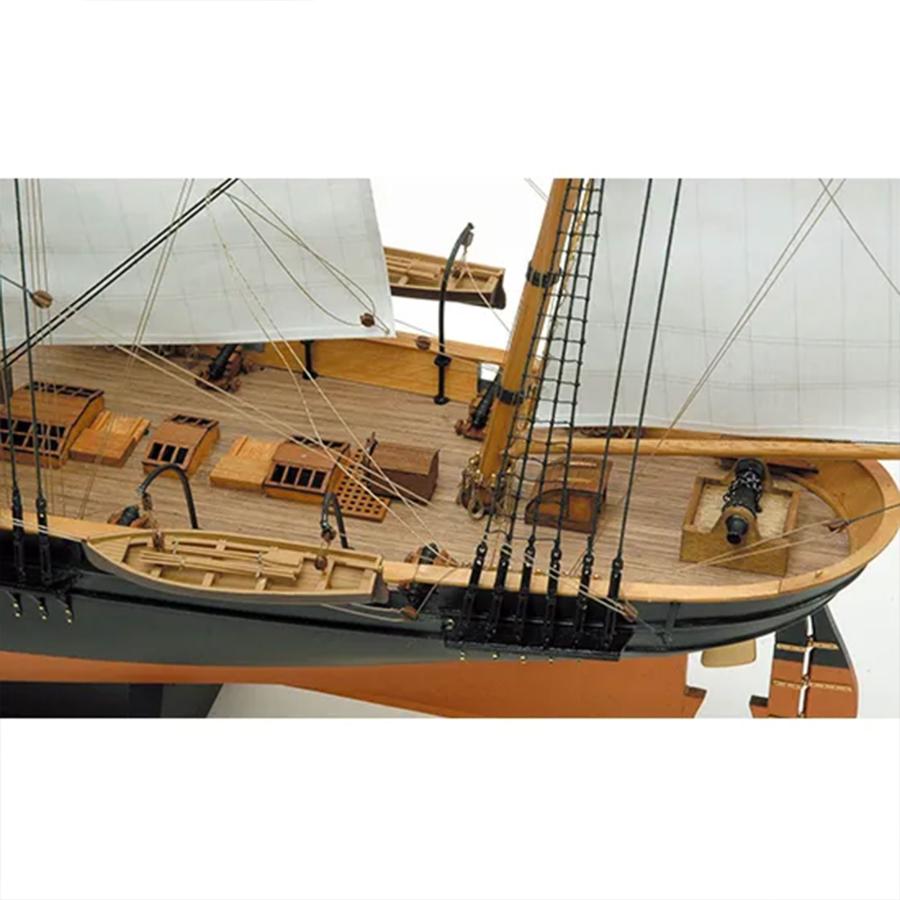 帆船模型キット 咸臨丸(帆付）1/75 : 木製模型キットのマイクロ