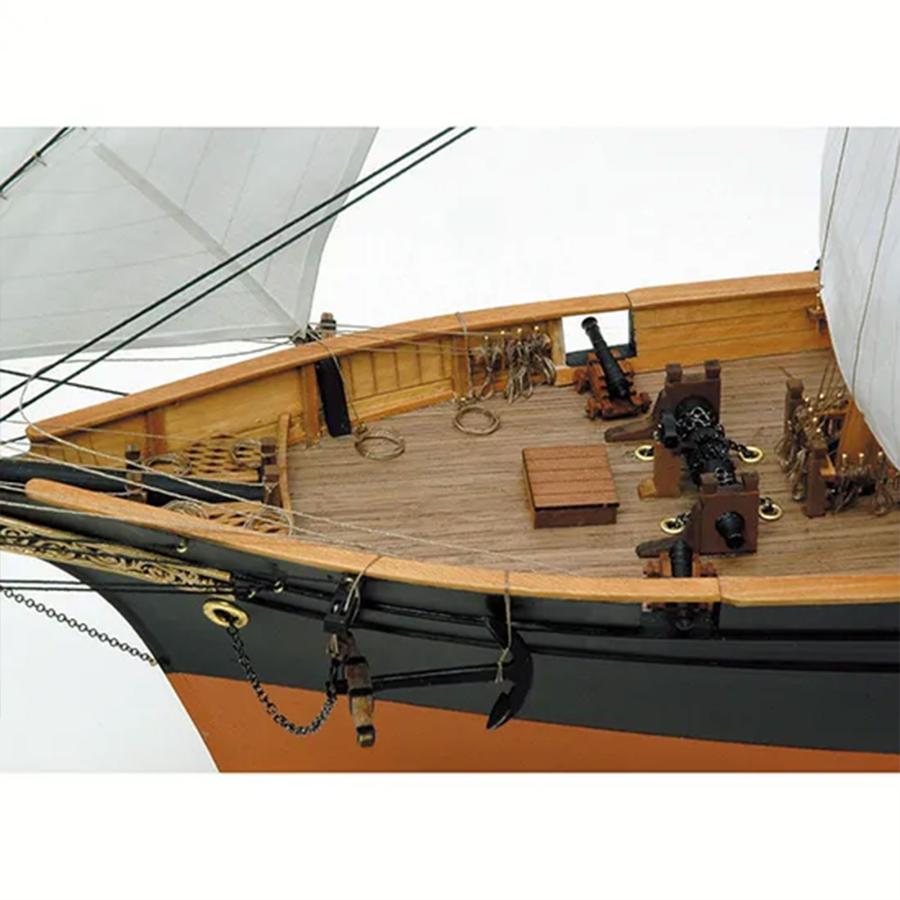 帆船模型キット 咸臨丸(帆付）1/75 : 木製模型キットのマイクロ