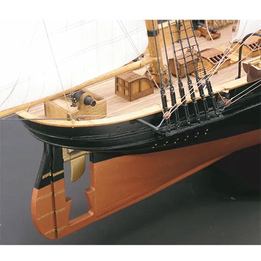 帆船模型キット 咸臨丸(帆付）1/75 : 木製模型キットのマイクロ