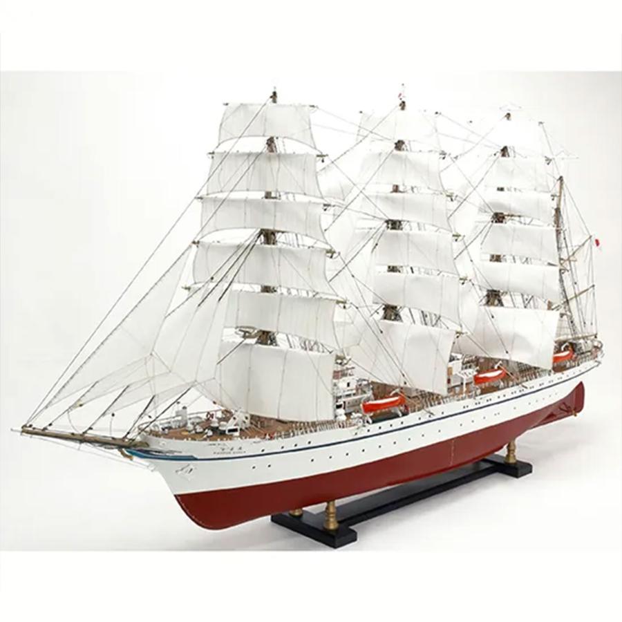 帆船模型キット 日本丸 1/80 : 木製模型キットのマイクロクラフト 