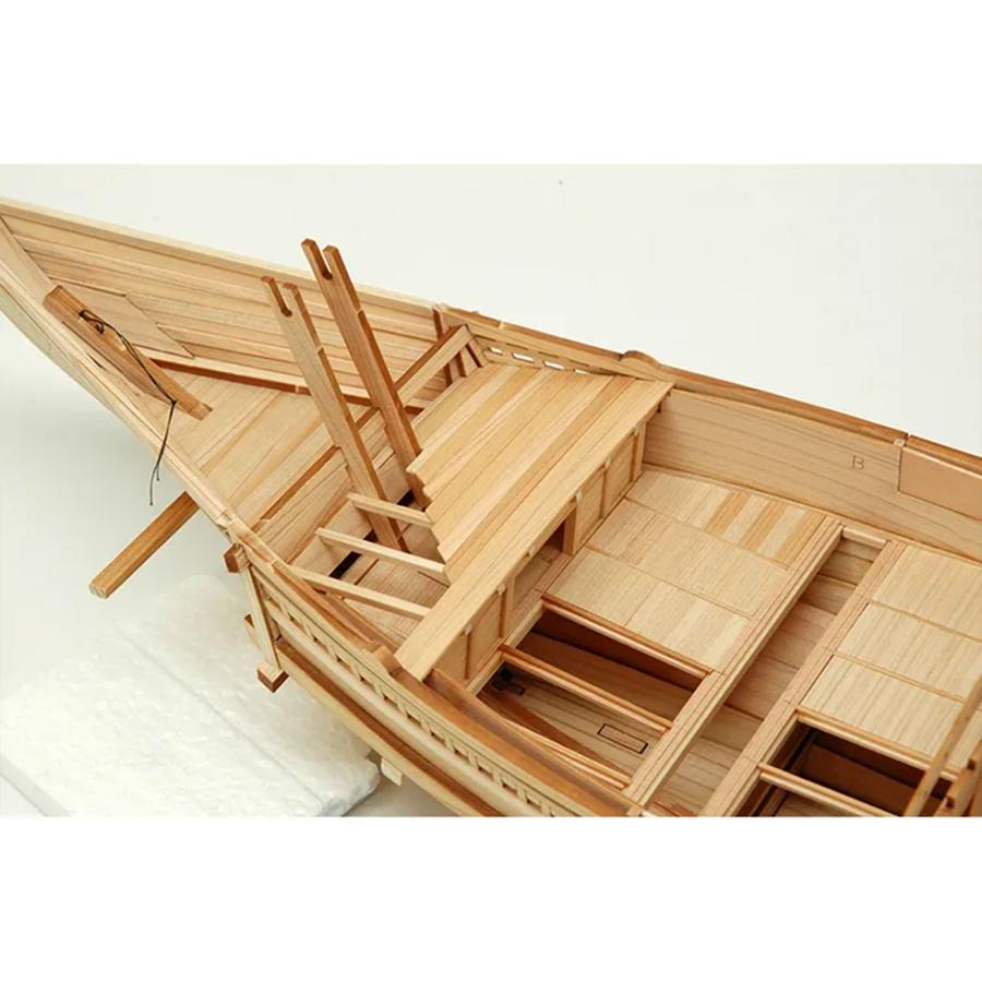 帆船模型キット 菱垣廻船　1/72_10