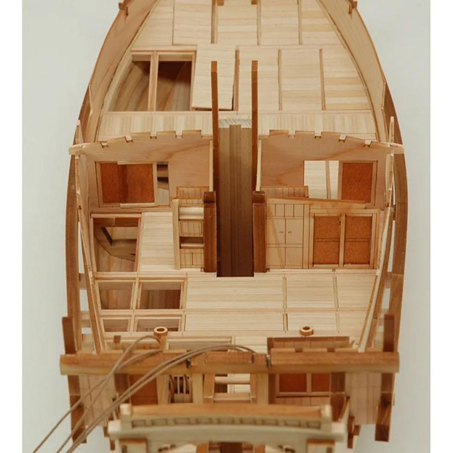 帆船模型キット 菱垣廻船　1/72_5