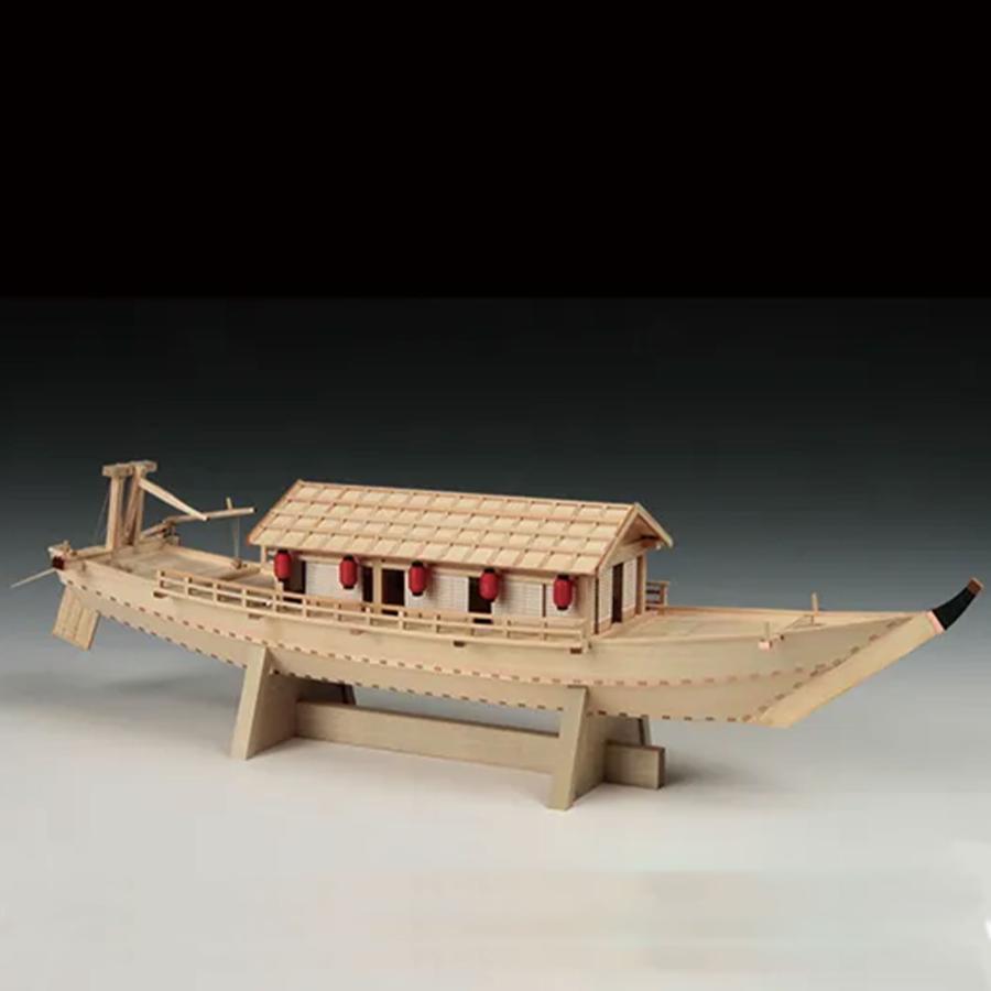 帆船模型キット 屋形船 1/24 : 木製模型キットのマイクロクラフト
