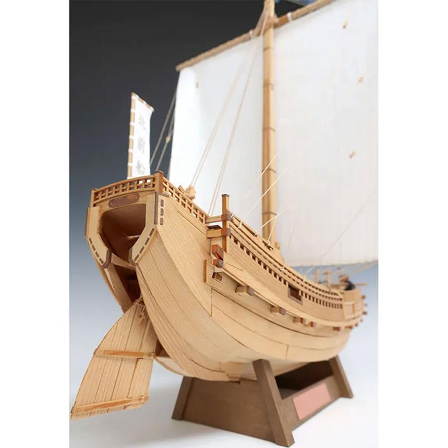 帆船模型キット 北前船 1/72 : 木製模型キットのマイクロクラフト