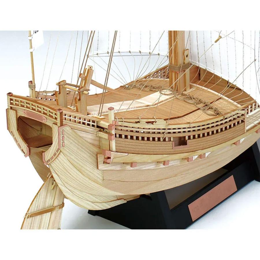 帆船模型キット 北前船 1/72 : 木製模型キットのマイクロクラフト