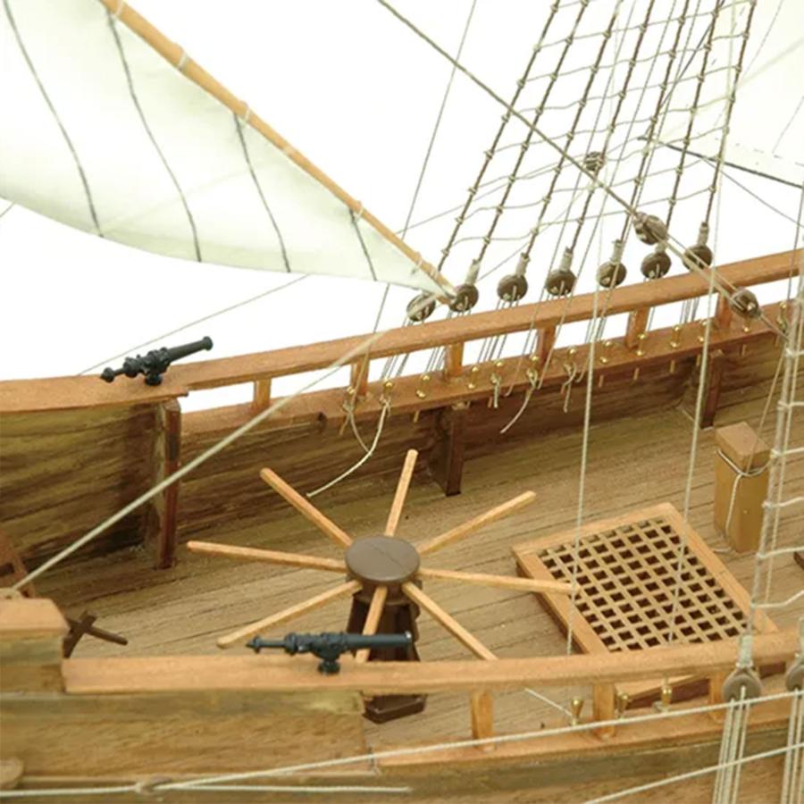 帆船模型キット ハーフムーン　1/40_18