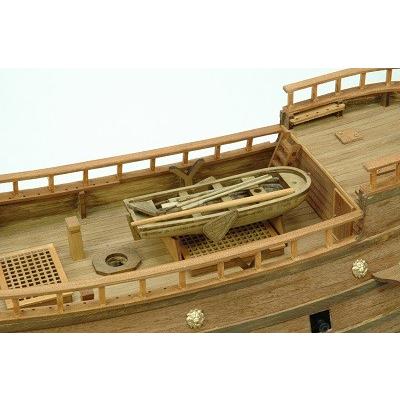 帆船模型キット ハーフムーン : 木製模型キットのマイクロ