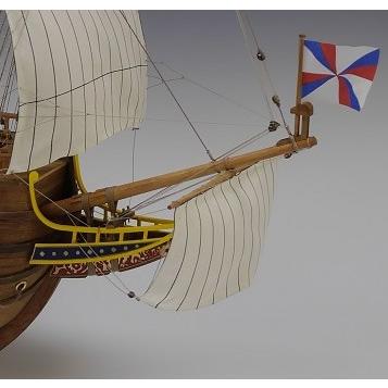 帆船模型キット ハーフムーン : 木製模型キットのマイクロ