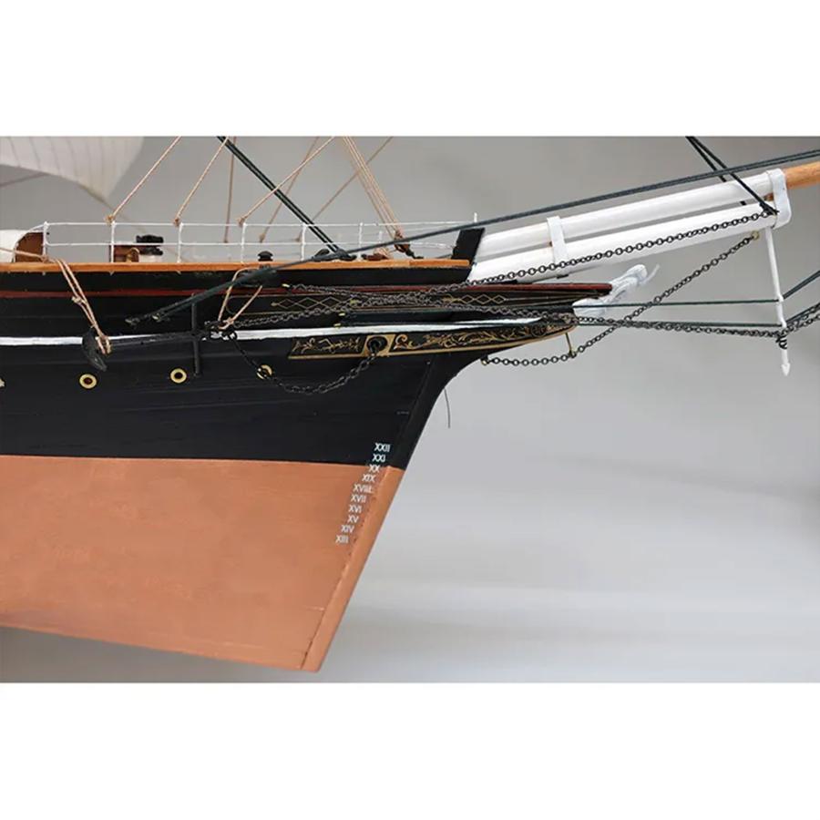 帆船模型キット カティサーク（帆付き）1/100 : 木製模型キットの