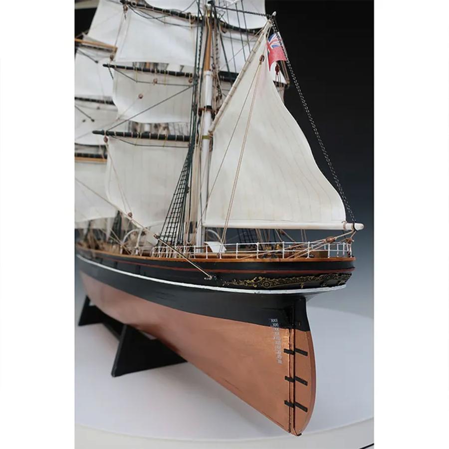 帆船模型キット カティサーク（帆付き）1/100 : 木製模型キットの