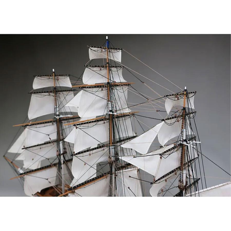 帆船模型キット カティサーク（帆付き）1/100 : 木製模型キットの