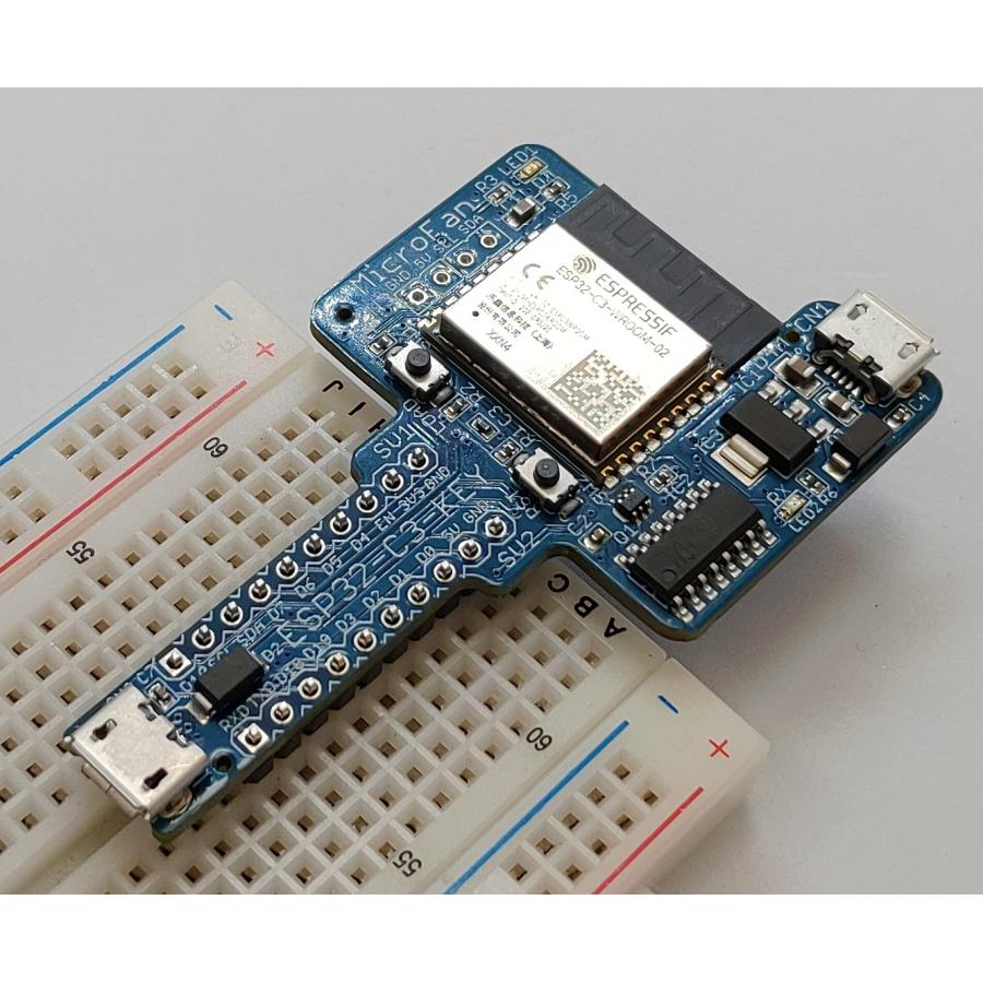ESP32-C3-KEY-R1 (ESP32-C3-WROOM-02:RISC-V, 4M 開発ボード) |  | 02