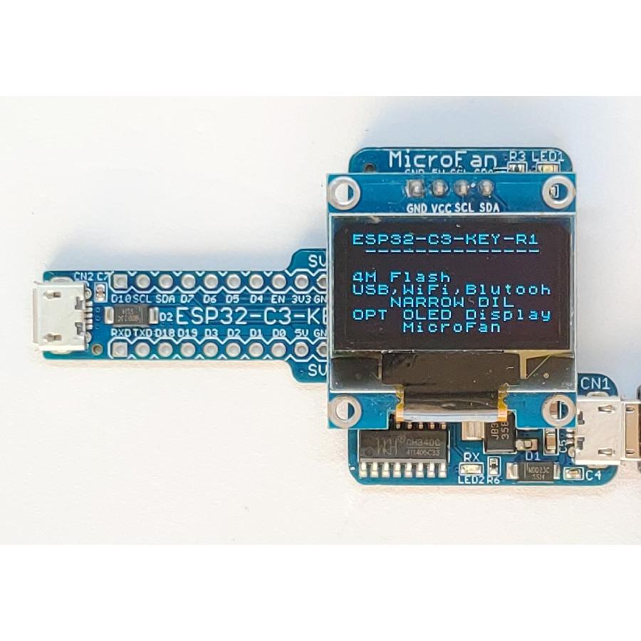ESP32-C3-KEY-R1 (ESP32-C3-WROOM-02:RISC-V, 4M 開発ボード) |  | 03