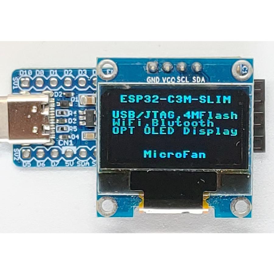 ESP32-C3M-SLIM-R1A (ESP32-C3-MINI-1:RISC-V, 4M 開発ボード) USB Type-C コネクタ 技適取得済 |  | 02