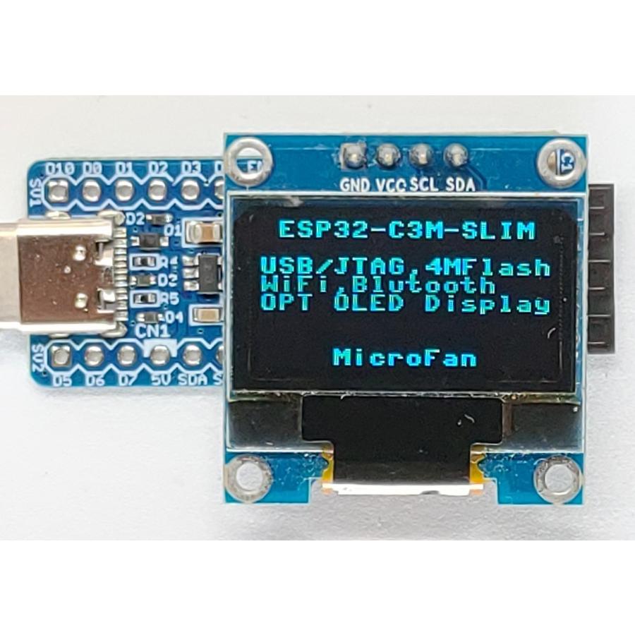 ESP32-C3M-SLIM-R1A (ESP32-C3-MINI-1:RISC-V, 4M 開発ボード) USB Type-C コネクタ 技適取得済｜microfan｜03