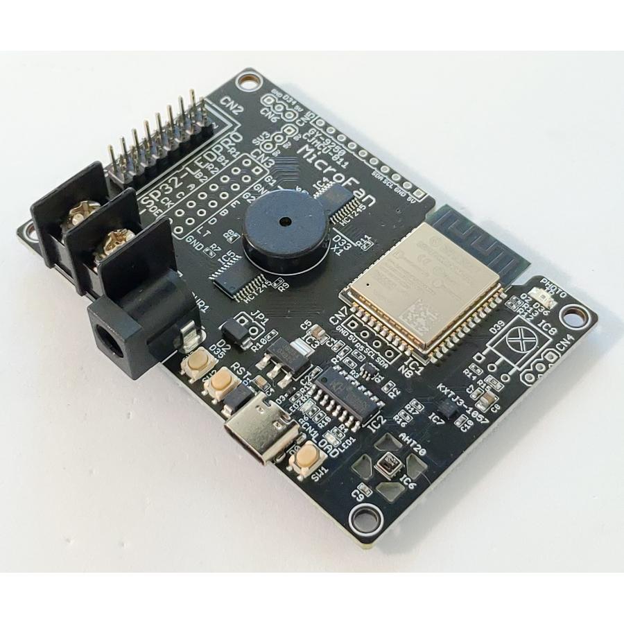 ESP32-LEDPRO-R2 (ESP32E, 16M) RGB LED パネル HUB75コントローラ　加速度、温湿度、明るさセンサー付き　USB Type-Cインターフェース　技適取得済 |  | 02