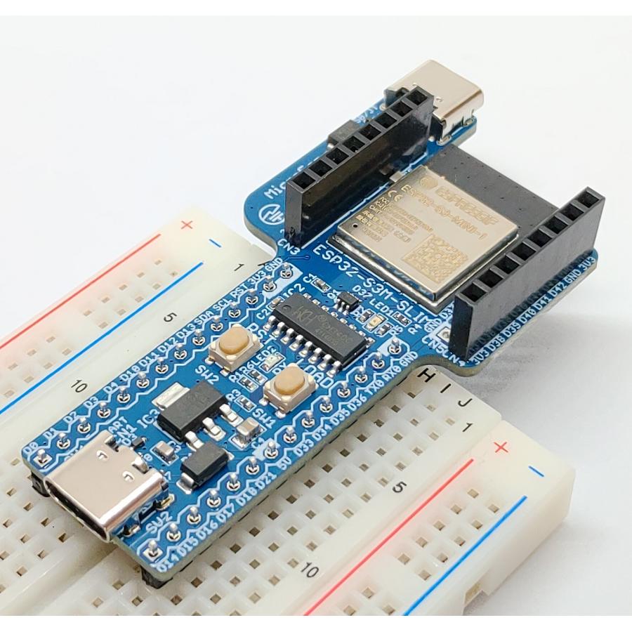 ESP32-S3M-SLIM (ESP32-S3-MINI-1, 4MFLASH, 2MPSRAM開発ボード) Type-C USBコネクタ 技適取得済 |  | 01