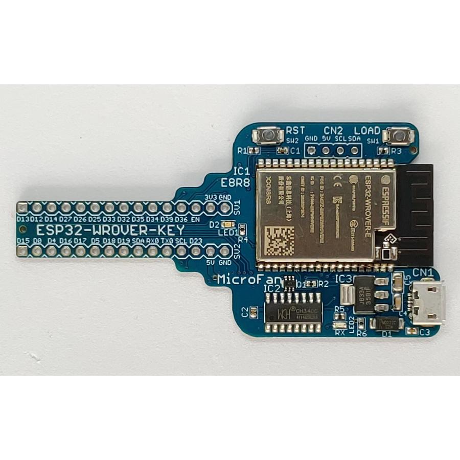 ESP32-WROVER-KEY-R2 (ESP32-WROVER-E, 8M Flash, 8M PSRAM 開発ボード) | 